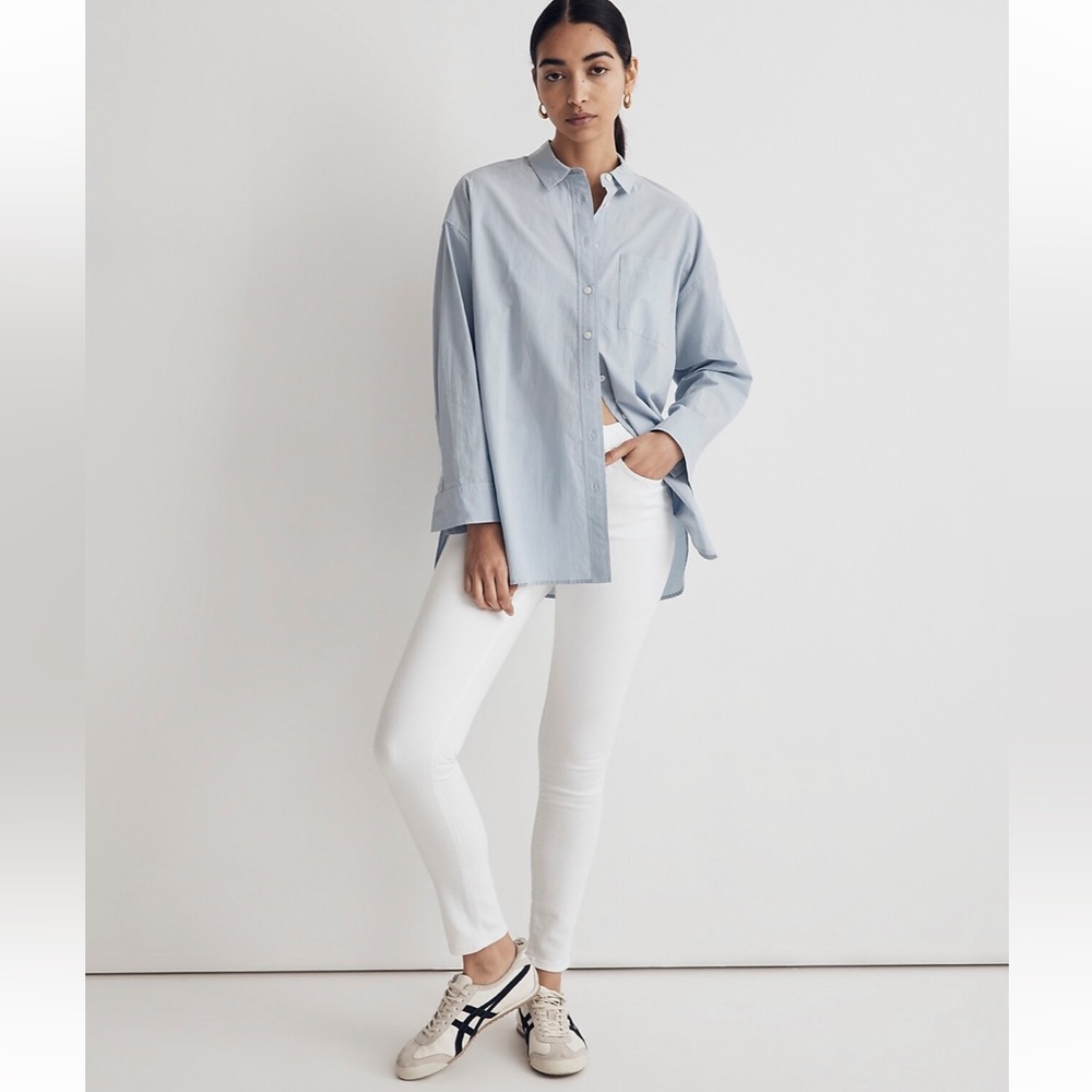 Madewell 9” High Rise Skinny Jean White